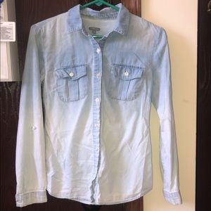 Denim button up long sleeve